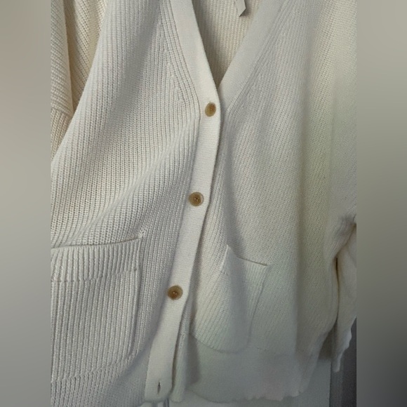 J.Crew cotton & cashmere blend knit v-neck cardigan - Picture 6 of 6